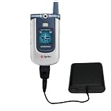 Emergency AA Battery Charge Extender for the Samsung SPH-A700 - Gomadic Brand w/ TipExchange Technology