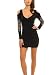 GUESS Tattoo Dress, BLACK (XS)