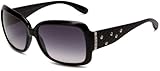 IMAGE OF Marc by Marc Jacobs Women's MMJ 189/S 0D28 Rectangle Sunglasses,Shiny Black Frame/Grey Shade Lens,One Size