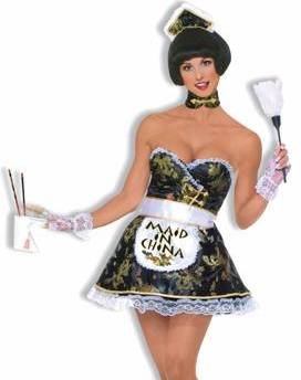 Womens Costume French Maid in China 