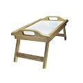 Apollo Rubber Wood Bed Tray with Folding Legs