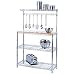 Kitchen & Housewares : Bakers Rack Kit - Heavy Duty Steel Wire (Chrome) (54