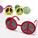 Hippie Peace Sign Sunglasses