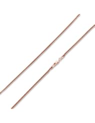 14K Rose Gold Plated Sterling Silver Italian Snake Chain 2.2MM (16, 18, 20, 22, 24, 30 INCH)