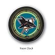 NHL San Jose Sharks 14 Inch Neon Clock