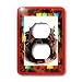Susan Brown Designs Dessert Themes - Chocolate Shavings Cake - Light Switch Covers - 2 plug outlet cover