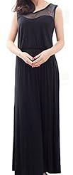 Maternity Cotton Shirred Tiered Maxi Dress 