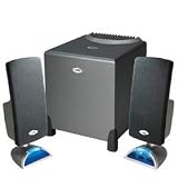 2.1 Black Flat Panel Speakers