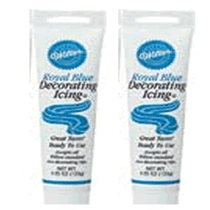 Blue Frosting Cake Decorations - Two (2) Icing Colors - Blue by Wilton - The PartyWorks