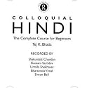 Colloquial Hindi: The Complete Course for Beginners (Colloquial Series)