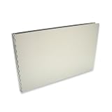 Pina Zangaro Machina, 3 Ring Binder in Landscape Format, 9.25 x 12.5 x 1, Holds 8.5 x 11 Pages, Satin Finish Aluminum