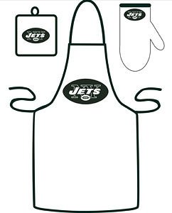 New York Jets Grilling Apron Set
