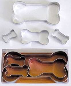 Dog Bone Cookie Cutter Set - 4 pcs