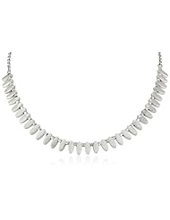 Lucky Brand "Mar14 Modern Metals" Collar Choker Necklace, 17"