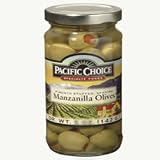1 Gallon 240-260 Count Pimento Stuffed Mananzilla Olives in Jars (03-0326) Category: Canned Foods