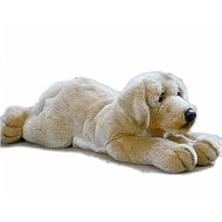 Plush Garth Yellow Lab Super Flopsie By Aurora 28"