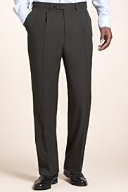 Crease Resistant Single Pleat Trousers