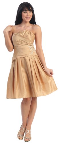 Bridesmaid Elegant Junior Prom Short Dress #2618