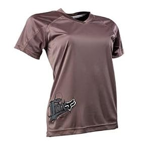 Fox Racing Women's Gaia Short Sleeve Bike Jersey - Walnut - 23144-356