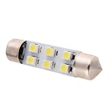 Lighting EVER 1.22in 31MM LED Festoon bulb, 12 Volt Low Voltage, Daylight White, Pack of 2 Units