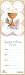 100 First Communion Mini-Bookmark Remembrances in Spanish, 2.5" x 8.25"