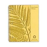 Ampad Envirotec Subject Notebook, College/Medium Rule, 8.87 x 11 Inches, White, 100 Sheets (40103)