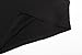 ReliBeauty Girls Cotton Turtleneck Long Sleeve T-Shirt, 7-8, Black