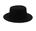 Classic Unisex Wool Blend Fedora Hat Brim Flat Church Derby Cap Wide Brim Classic Pork Pie Hat Perfect for Wedding Party Talent Show Performance Best Xmas Gift for Boys Girls Women Men