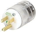 Marinco 8215T NEMA Hospital-Grade Plug 15A 125V Clear