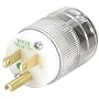 Marinco 8215T NEMA Hospital-Grade Plug 15A 125V Clear