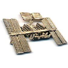 International Space Station Pin