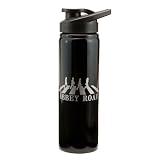 Vandor The Beatles Abbey Road 27 Ounce Stainless Steel Water Bottle - Black and White (64010)