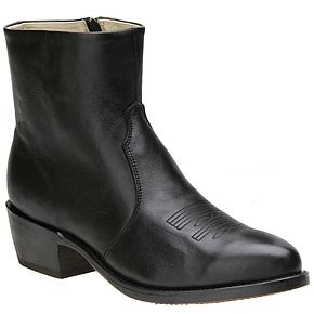 side zipper cowboy boots