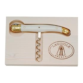 Laguiole wine waiter corkscrew bottle opener used by professionals in gift box French... by Laguiole