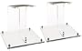 Red Rose Spirit SS-1 PG Speaker Stands for Spirit Speakers (Plexiglas, Pair)