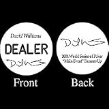 Set of 3 DAVID WILLIAMS Professional Collectors Dealer Button