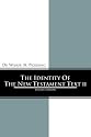 Identity of the New Testament II