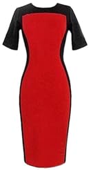 Petite Short Sleeves Empire   Waistline Vintage Bodycon Dress 