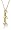 14k Yellow Gold 3-Stone Diamond Pendant (1/6 cttw, H Color, SI2 Clarity)