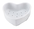 HIC Porcelain 24-Ounce 7-1/4-Inch Coeur a La Creme Dish