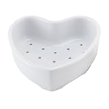HIC Porcelain 24-Ounce 7-1 4-Inch Coeur a La Creme Dish