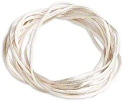 Satin Bugtail Cord Light Beige 1mm. Section of 5 meters / 5.4 Yards.