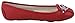 Michael Kors Fulton Moc Womens Scarlet Red Leather Fashion Flats
