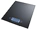 Quiseen Digital Kitchen Food Scale - One Touch - High Precision - Elegant Black Tempered Glass Design - 11 lbs Capacity
