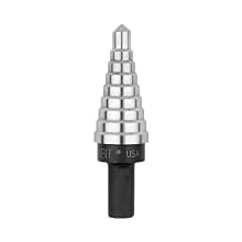 Irwin 10233 Unibit3 1/4-Inch to 3/4-Inch 3/8-Inch Shank Step Drill Bit