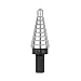 Irwin 10233 Unibit3 1/4-Inch to 3/4-Inch 3/8-Inch Shank Step Drill Bit