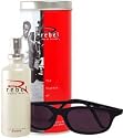 Rebel by Rebel for Women 2 Piece Set Includes: 1.8 oz Cologne Spray + Designer Sunglasses
