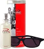 Rebel by Rebel for Women 2 Piece Set Includes: 1.8 oz Cologne Spray + Designer Sunglasses