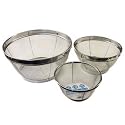 3 Pieces Set Stainless Steel Mesh Strainer Set COME IN A BOX LABEL MADE IN JAPAN!!