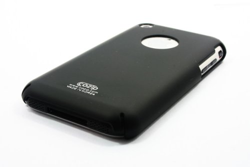 Apple iPhone Soft Polycarbonate Slim fit Case -Black (Cozip Brand) Made in Korea